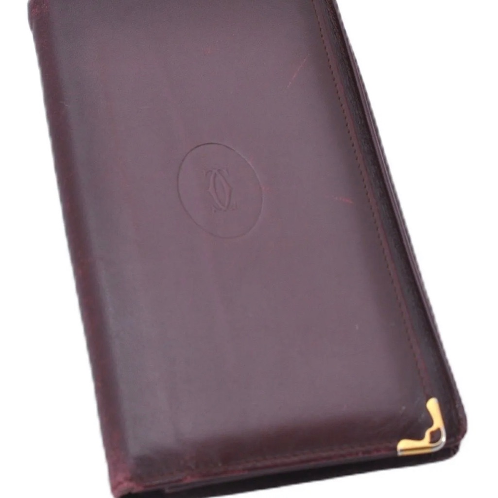 Cartier Must Line Wallet Vintage See Pictures For Size Original In Good Used.